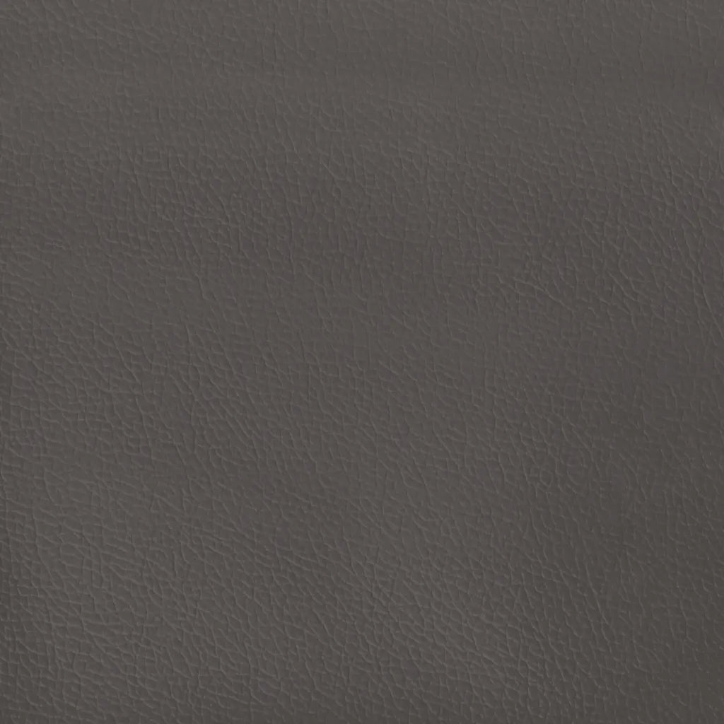 Poltrona con Poggiapiedi Grigio 60 cm in Similpelle 3201161