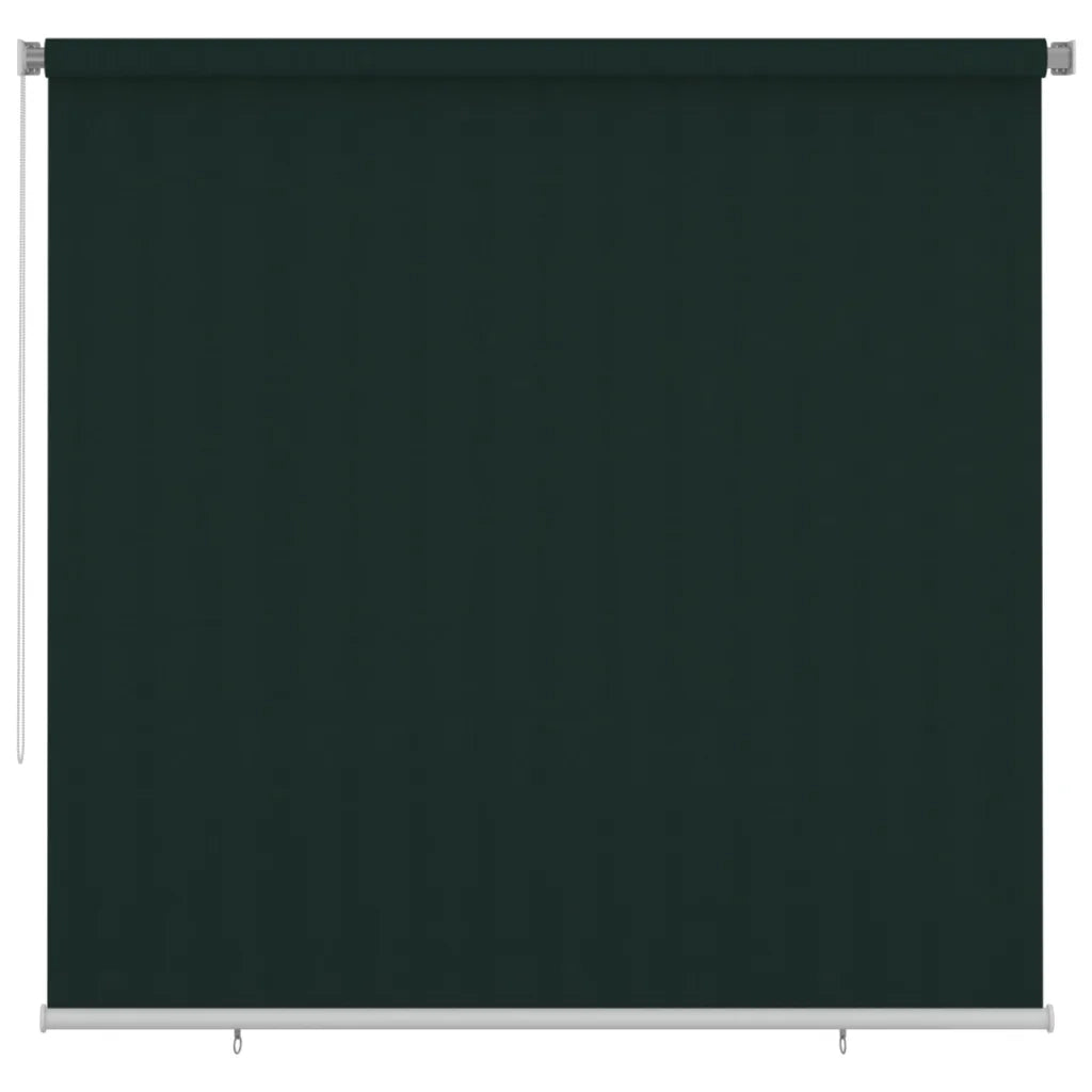 Tenda a Rullo per Esterni 240x230 cm Verde Scuro HDPE cod mxl 70252