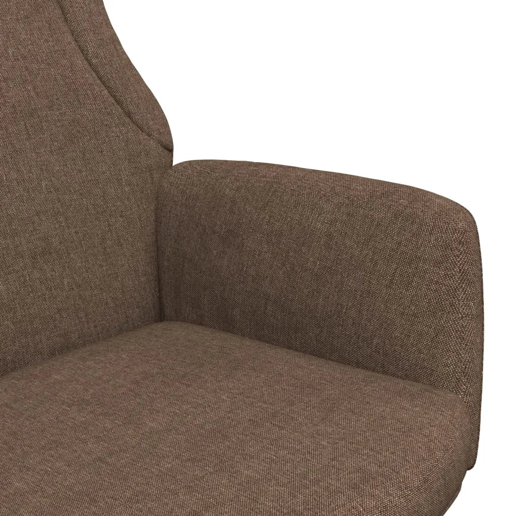 Poltrona Relax Marrone in Tessuto 341397