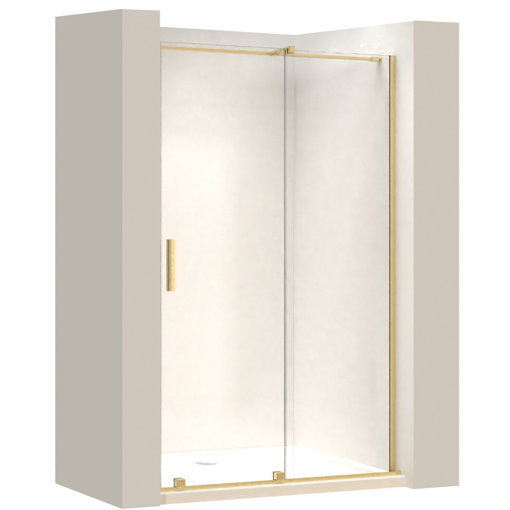 Porta Doccia Rea Montana 110 Gold Brush