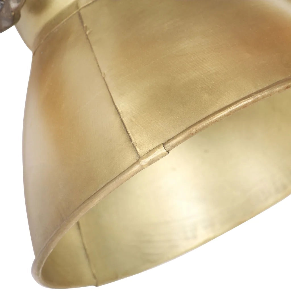 Lampada da Parete Stile Industriale Ottone 90x25 cm E27 CFW6865661