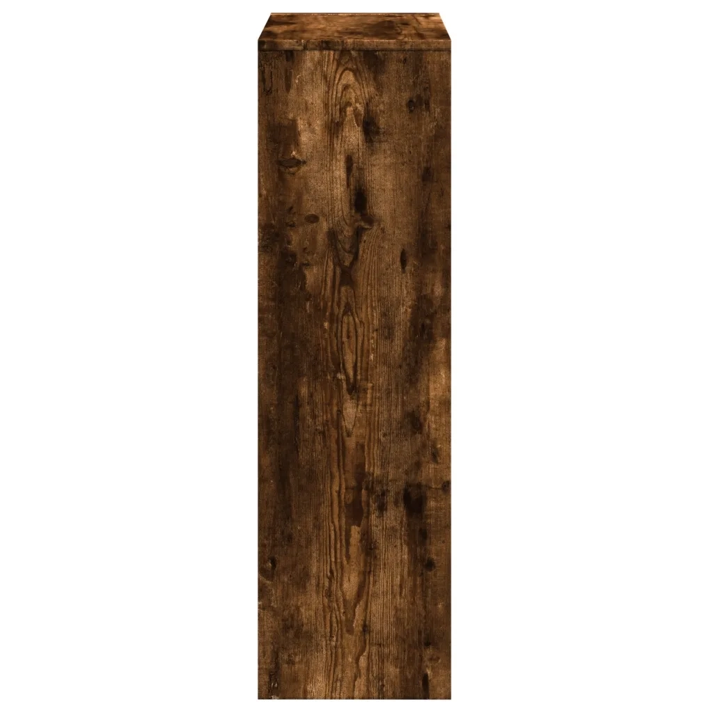 vidaXL Libreria Divisorio 3Ripiani Rovere Fumo 99x29x99cm Truciolato