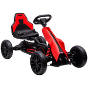 Carrello a Pedali per Bambini ¨C zephmum ¨C Rosso 100x58x58,5 cm