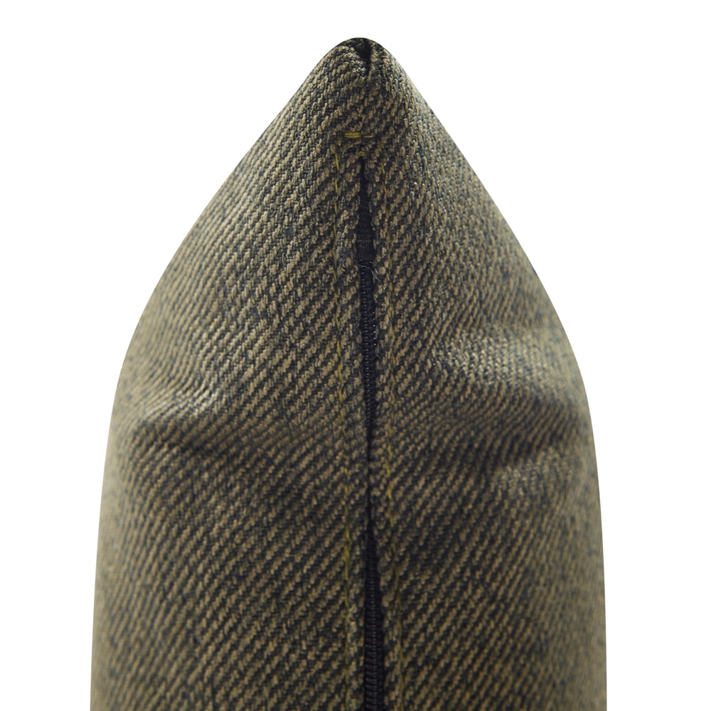 Poltrona Verde in poliestere con base girevole in ferro Due cuscini sfoderabili Schienale rotondo Soggiorno moderno in stile glam