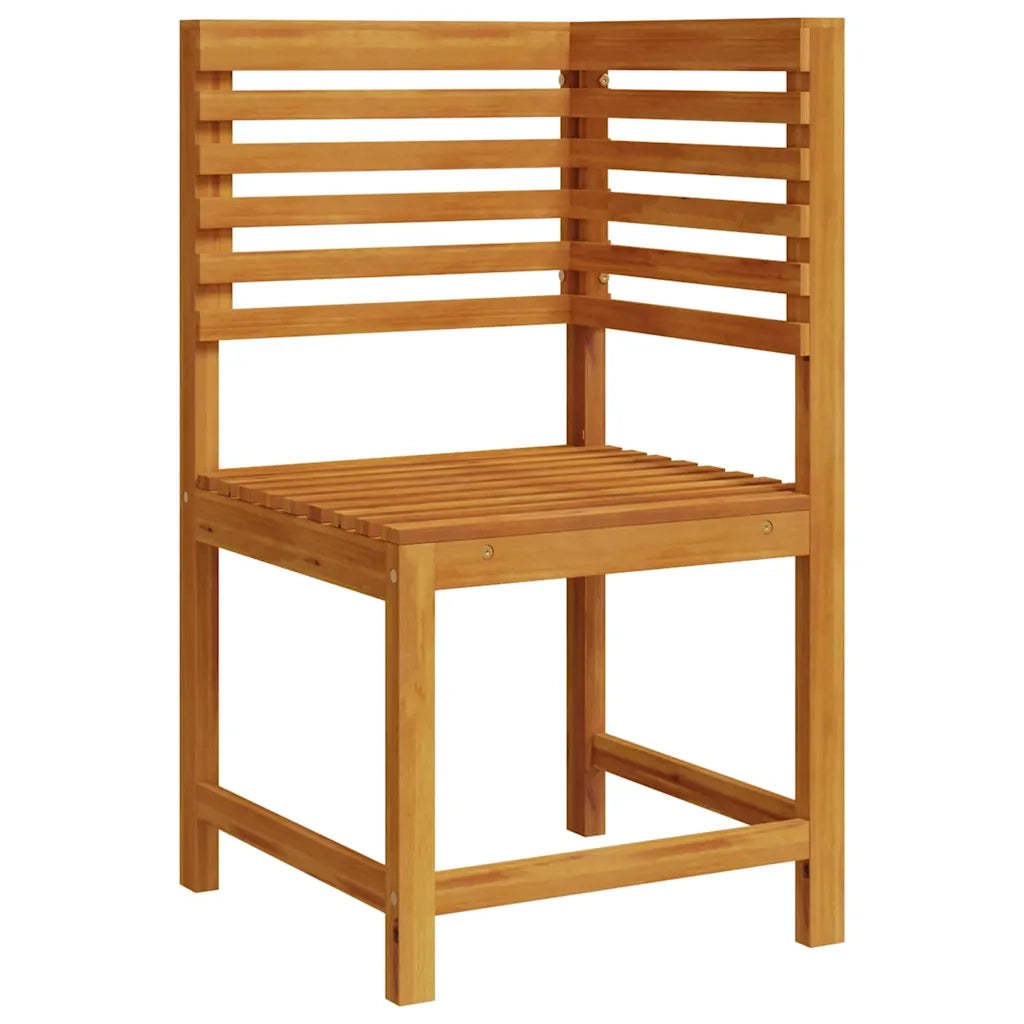 Set Panchina da Giardino 5 pcs Marrone Legno di Acacia Massello 3328690