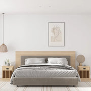 Comodini 2 pz-Set di 2 Tavolino da notte Rovere Sonoma 43x36x50 cm