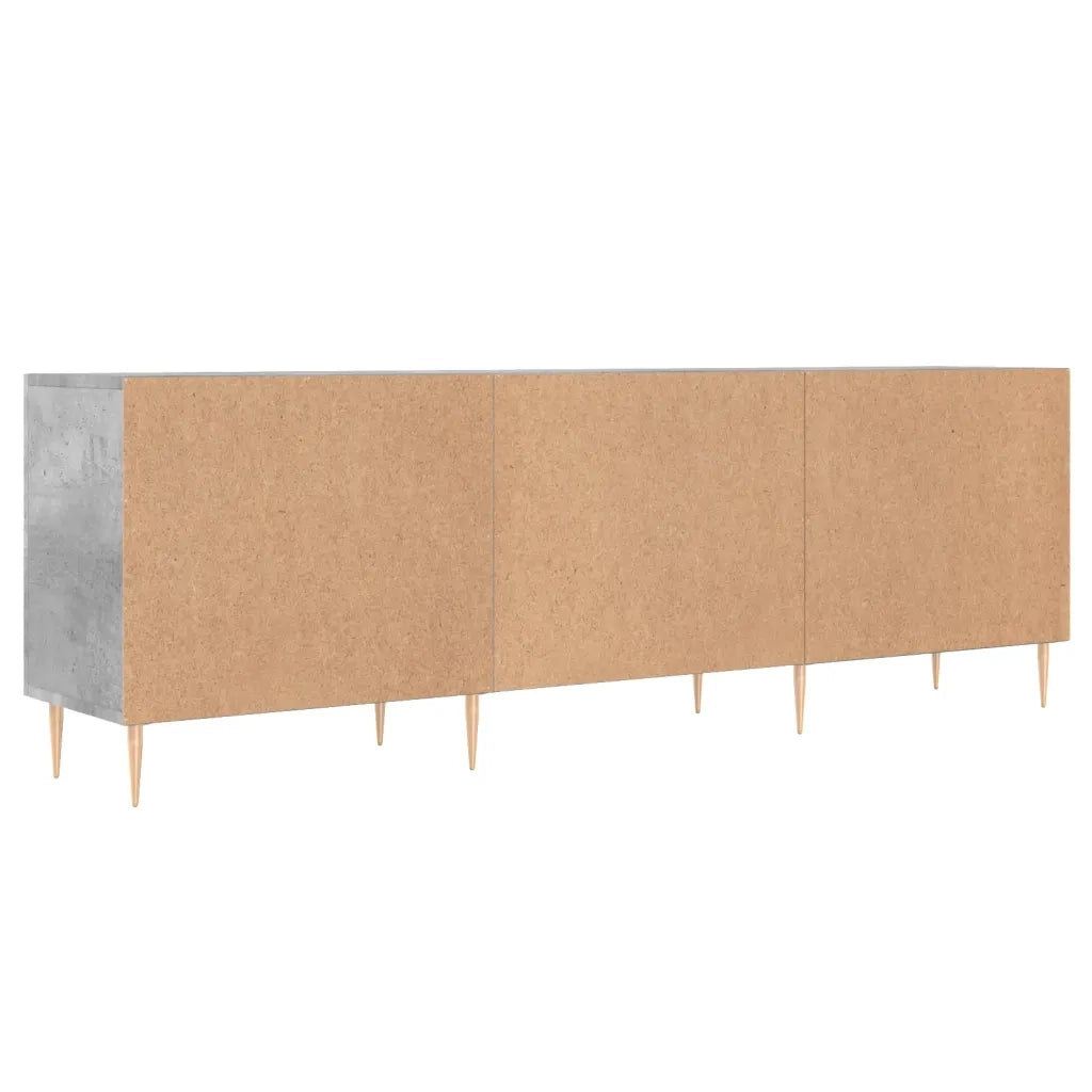 Mobile Porta TV Grigio Cemento 150x30x50cm in Legno Multistrato 829088