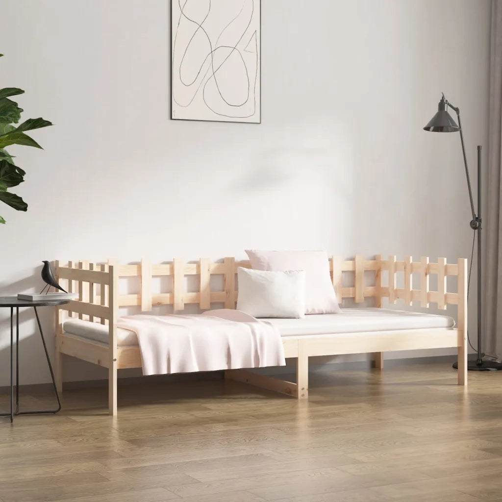 Dormeuse senza Materasso 90x200 cm in Legno Massello di Pino