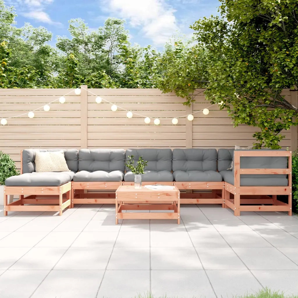 Set Salotto da Giardino 8 pz in Legno Massello di Douglascod mxl 94242