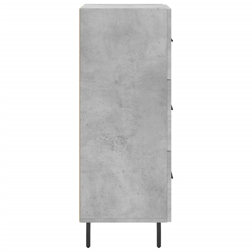 Buffet credenza cassettiera armadio mobile contenitore organizer per cucina soggiorno salotto 34,5 x 34 x 90 cm legno ingegnerizzato grigio 02_0031882