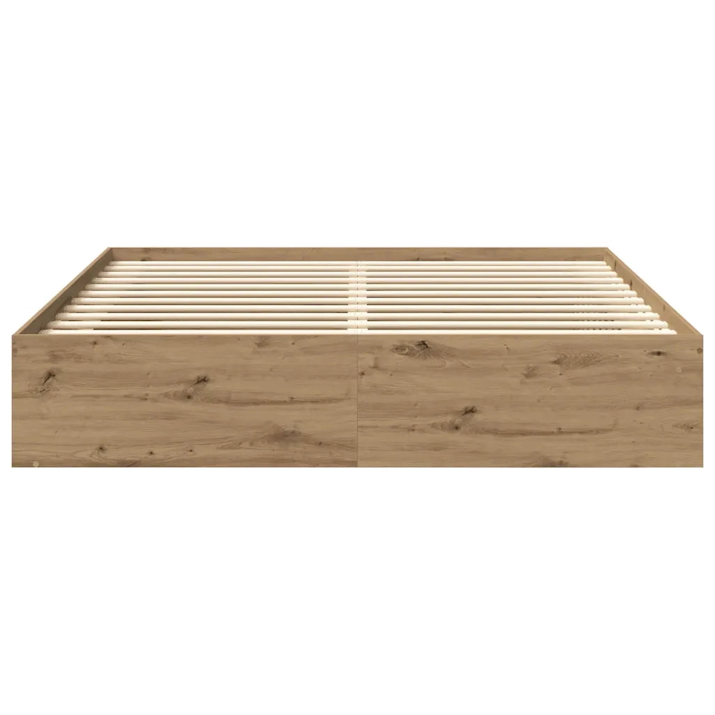 Giroletto senza Materasso Rovere Artigianale 200x200 cm