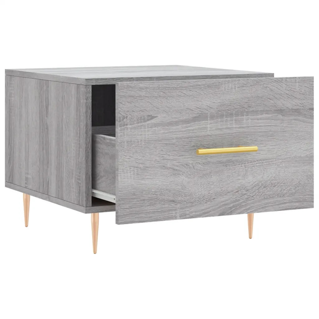 Tavolino da salotto | Tavolino da caff¨¨ | Tavolino da Soggiorno Grigio Sonoma 50x50x40 cm Legno Multistrato