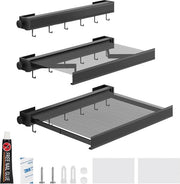 Drooprello Inclinabile 45 cm per Parete - Spaziale con Ganci per Sottopiano e Intimo - Alluminio, Resistente all'Ossidazione