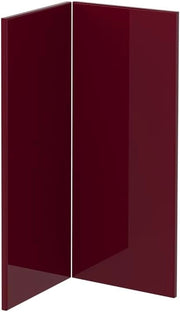 Frontale cucina R-Line, Rosso lucido, 59.2 x 71.3 cm frontale del mobile per mobile base ad angolo