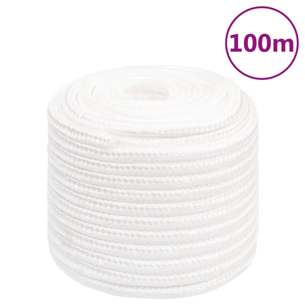 Corda Nautica Completamente Bianca 18 mm 100 m in Polipropilenecod mxl 105653
