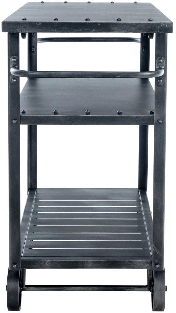 Carrello di servizio Spring Argento antico