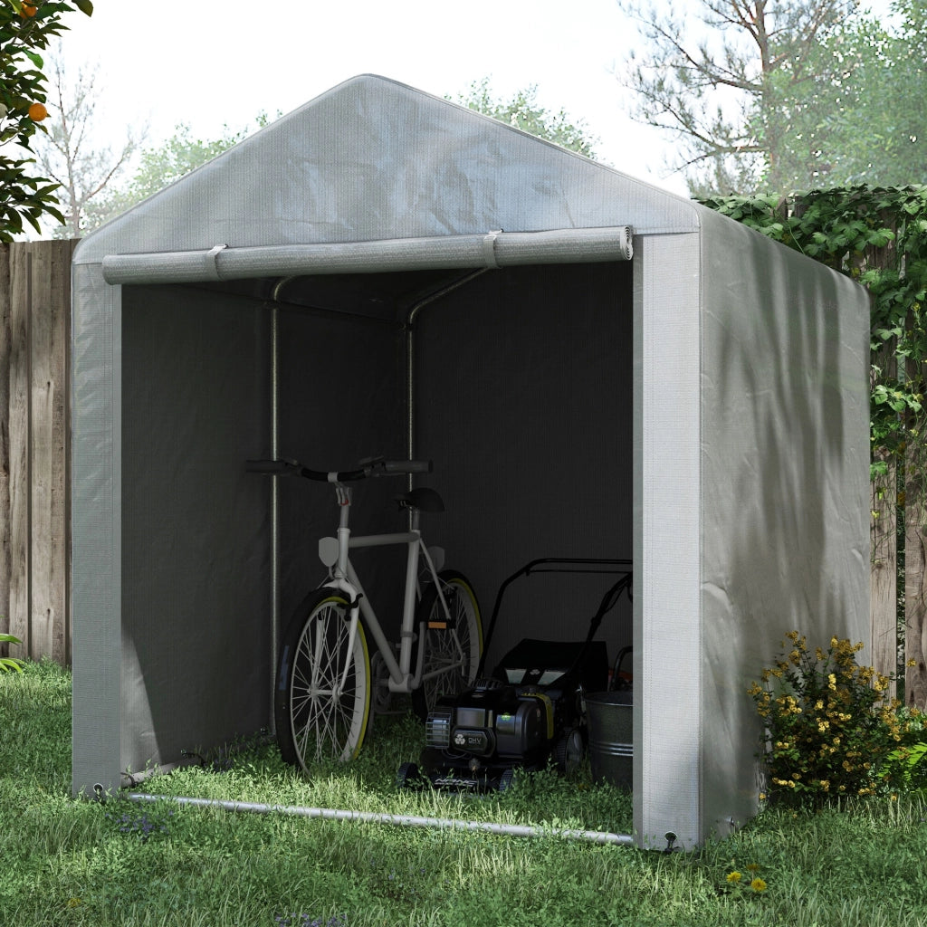 Tenda da giardino impermeabile ¨C zephmum ¨C 160x218x172 cm grigio chiaro