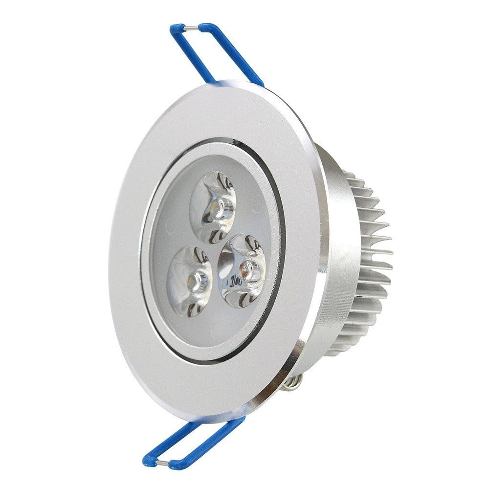 Trade Shop - Faretto Faro A Led 3w 5w 7w 9w 12w 15w 18w A Incasso Con Molla Luce Calda Fredda - -bianco Caldo-3 Watt