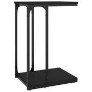 Tavolino | Tavolo laterale Nero 40x30x60 cm in Legno Multistrato