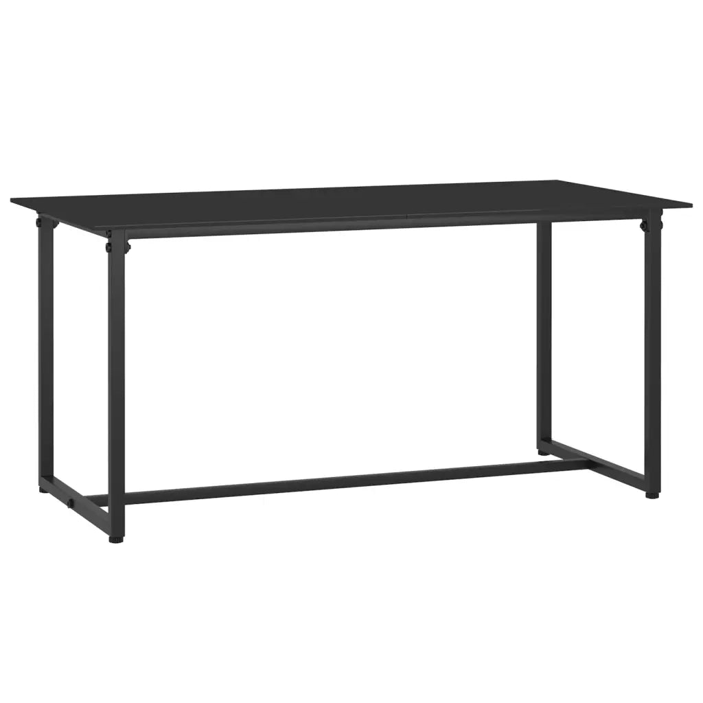 Set Salotto da Esterno 4 pz con Cuscini in Polyrattan Nero 319194