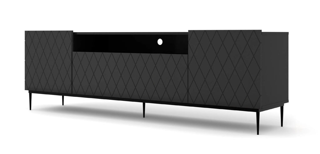 COLLEZIONE MOBILI DIUNA RTV2D1K 193 NERO OPACO MONTATURA NERA