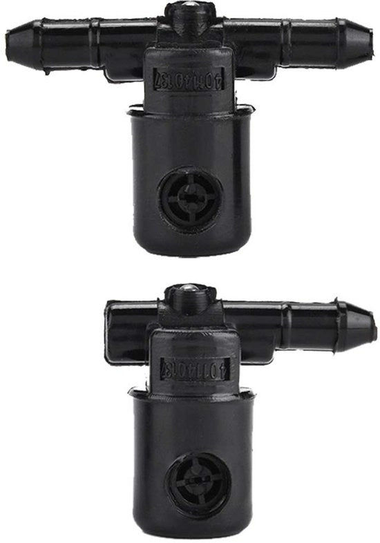 Kit di sostituzione per spruzzatore di lavaggio parabrezza 2 pezzi - Materiale ABS - Alta affidabilità - Per Astra/Corsa/Zafira - Spruzzatore di lavaggio parabrezza