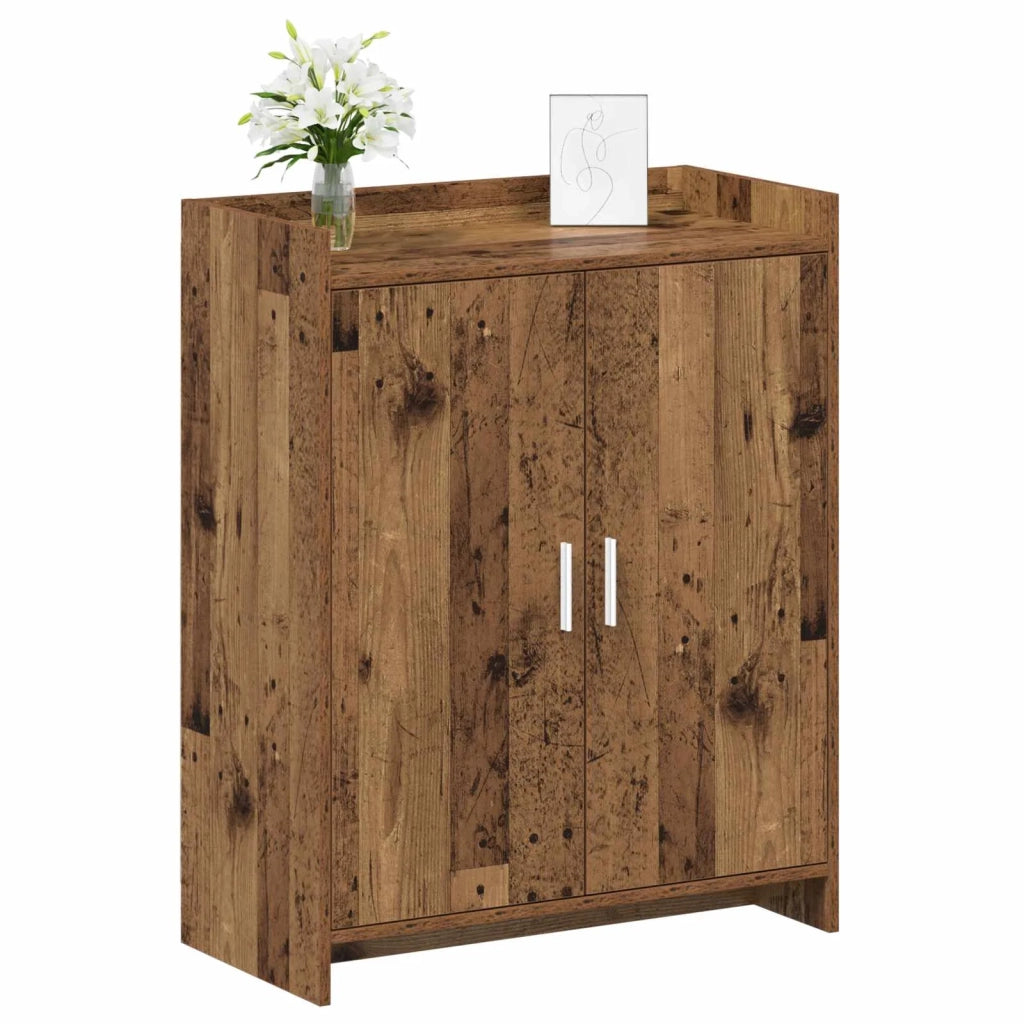 Mobile per scarpe con porta Legno antico 73,5 x 36 x 92 cm 8011313