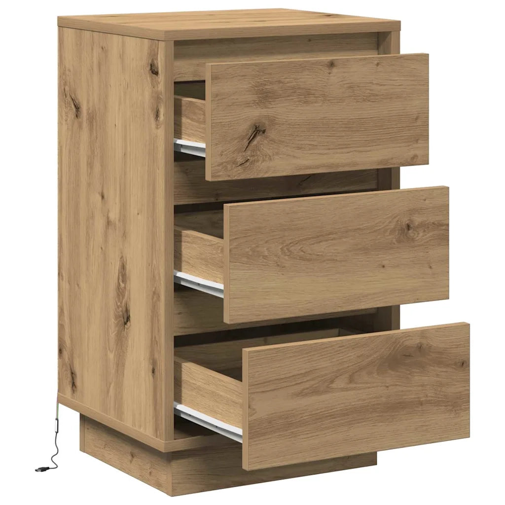 Armadio da Notte Rovere artigianale 39 x 34,5 x 65 cm 869633
