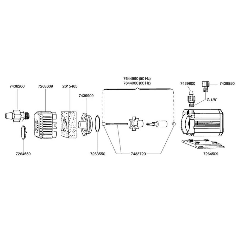 Eheim Pompa - Pompa centrifuga multiuso ad alte prestazioni Modello: 1046