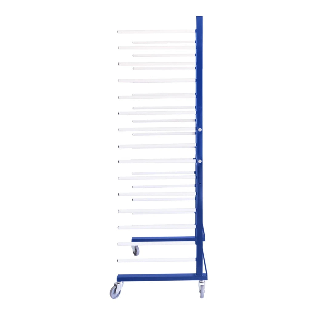 Carrello Combinato Blu per Asciugatura Vernice Spray, Eco-Compatibile per Falegnameria e Bricolage