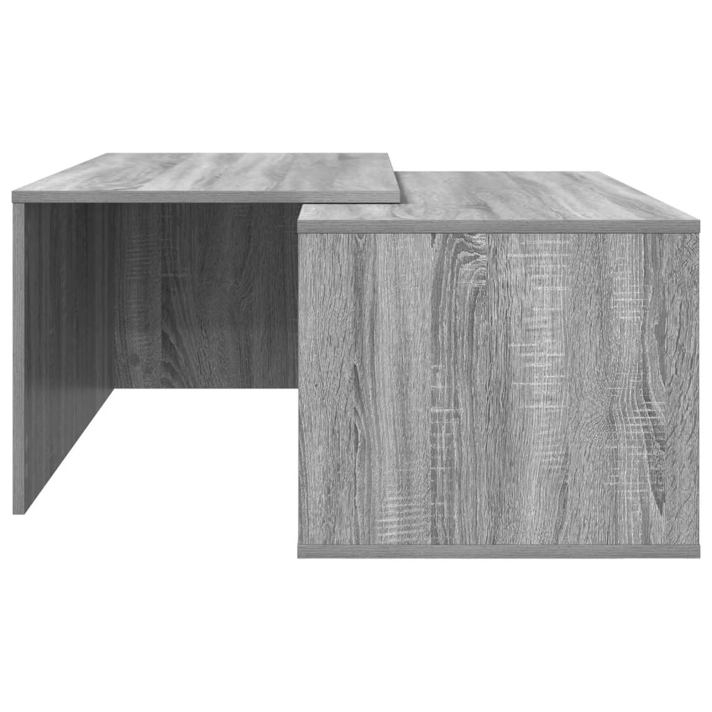 Set di 2 pz Tavolini da salotto | Tavolino da caff¨¨ | Tavolino da Soggiorno Grigio Sonoma Legno multistrato
