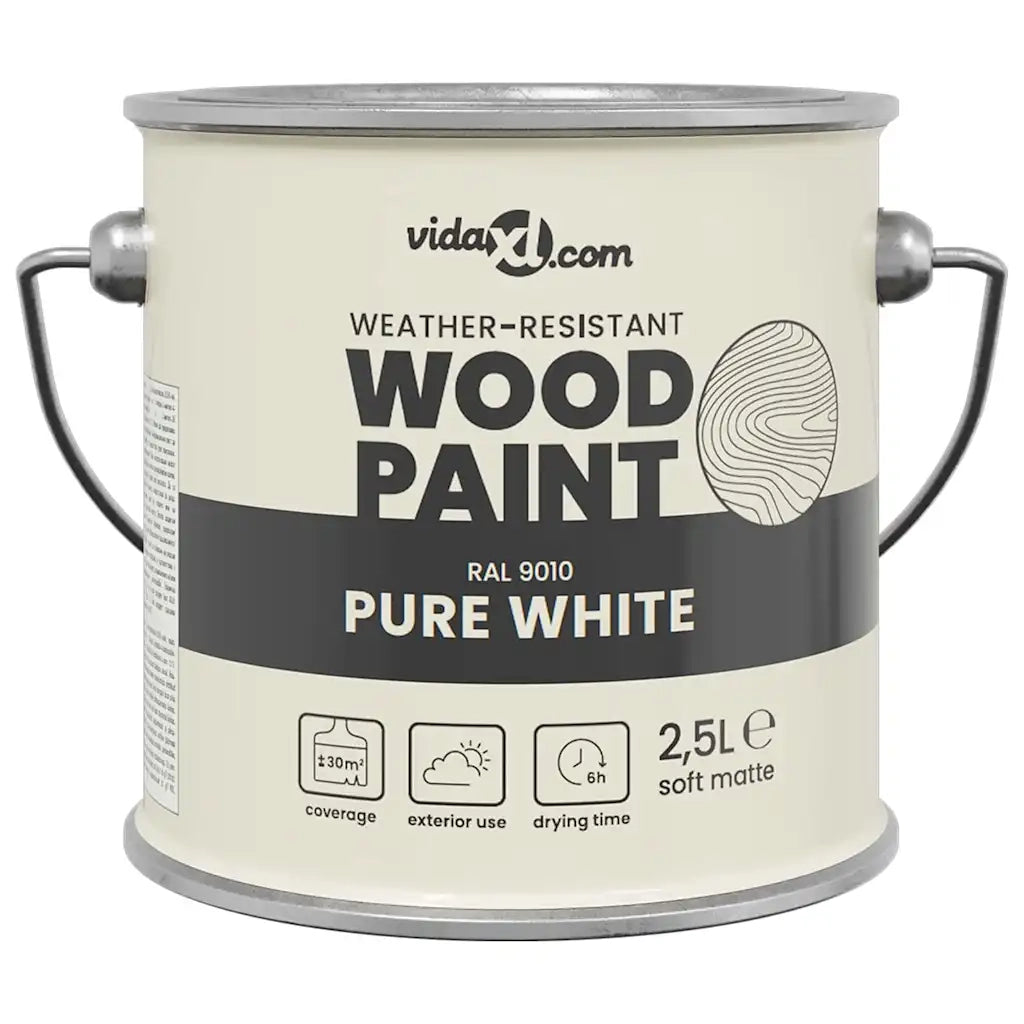 Vernice per legno Bianco 2,5 L Stampa da parete CFW1842824