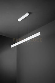 Sospensione in alluminio verniciato bianco Kante biemissione LED 48W CCT 3000K 4000K 6000K CRI?80 220-240V 50/60Hz 3648Lm