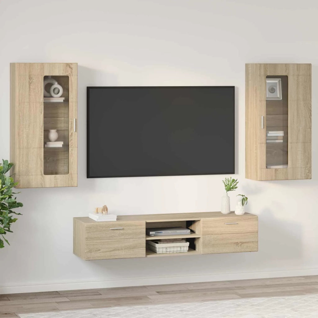 Set mobile TV FLORIN 3 pcs Rovere Sonoma Legno multistrato 3397926