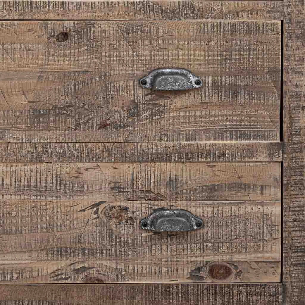 Vetrina in legno marrone 100x40x200h cm