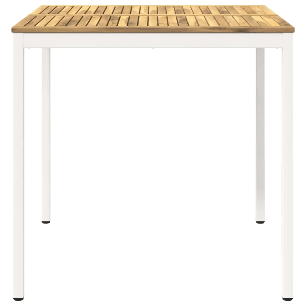 Tavolo Bar da Giardino Bianco 110 x 108,5 x 105 cm 901781