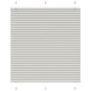 Tenda Plissettata Grigio Chiaro 115x100 cm Larghezza Tessuto