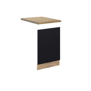 Pannello frontale Fame-Line Nero rigato/Rovere dorato 45 cm, PL Rovere Vicco