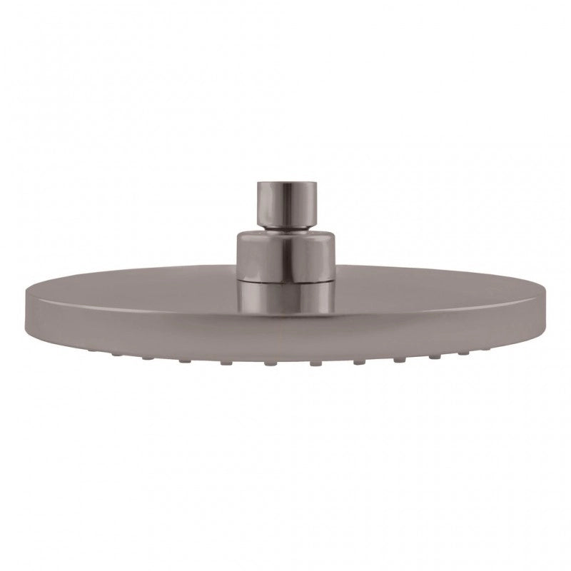Colonna doccia a parete termostatico ottone grigio metallo lucido H. 109 cm