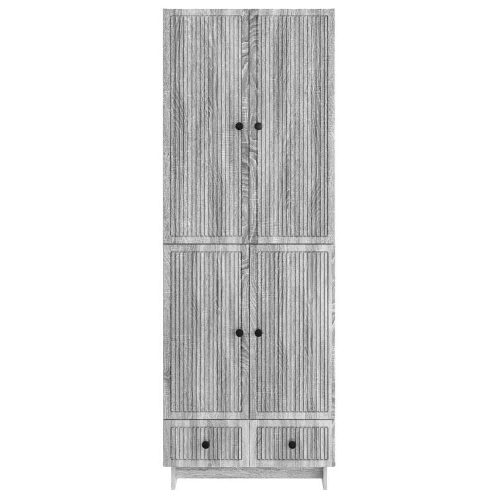 Set di armadi 2 pcs Sonoma grigio 66 x 34,5 x 95 cm 3416355