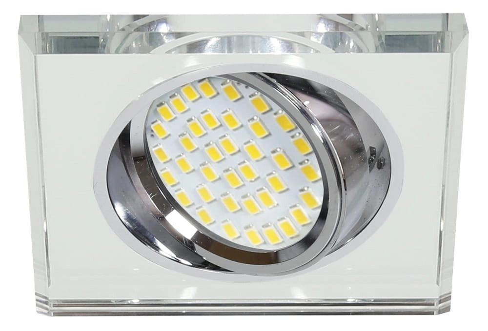 Faretto da incasso Candellux SSU-13 quadrato cromo MR16