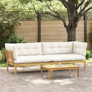Unità di divano pallet da giardino 2 Pezzo 3418258