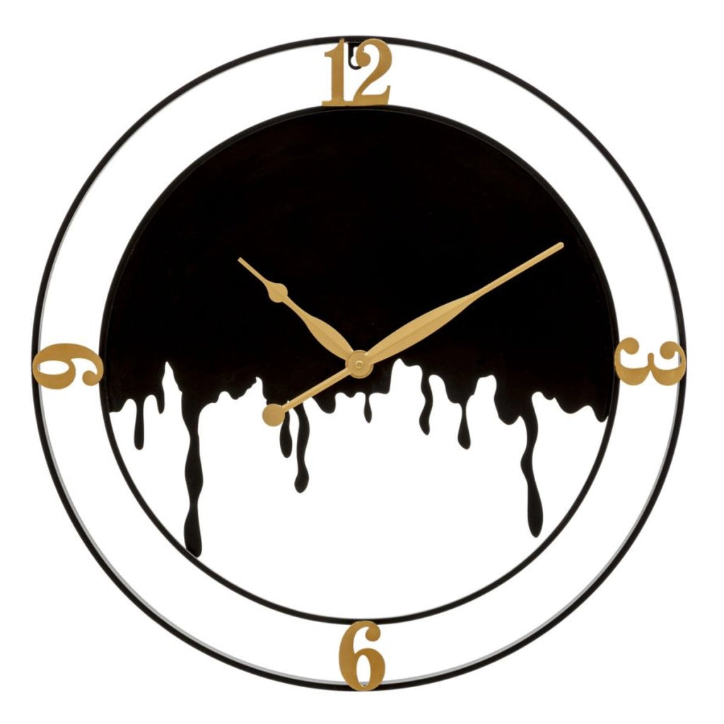 Orologio da Parete VKH235, Nero, Metallo, 66x4x66 cm