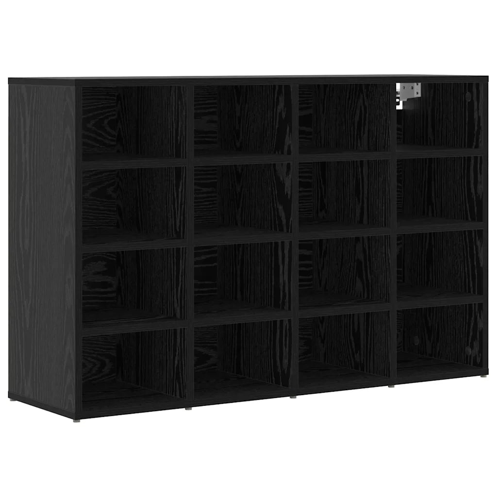 Mobile per scarpe con lo scaffale Rovere Nero 103 x 30 x 67 cm 875220
