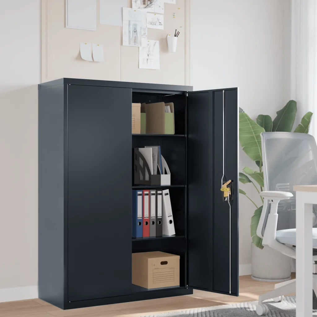 Armadio Classificatore Antracite 90x40x140 cm in Acciaio CFW9575005