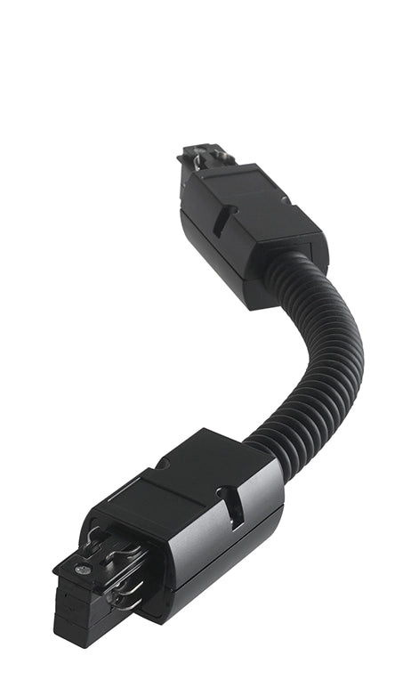 LED-TRACK-FLEX NERO CONNESSIONE FLESSIBILE NERA PER BINARIO 37,8X4,2X3,4CM