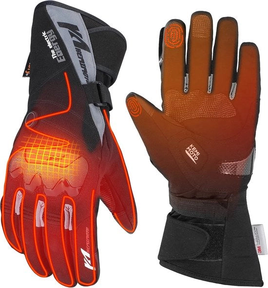 Manopole Elettriche Riscaldanti per Moto, Inverno, Impermeabili, Touchscreen, Strette e Resistenti agli Impatti