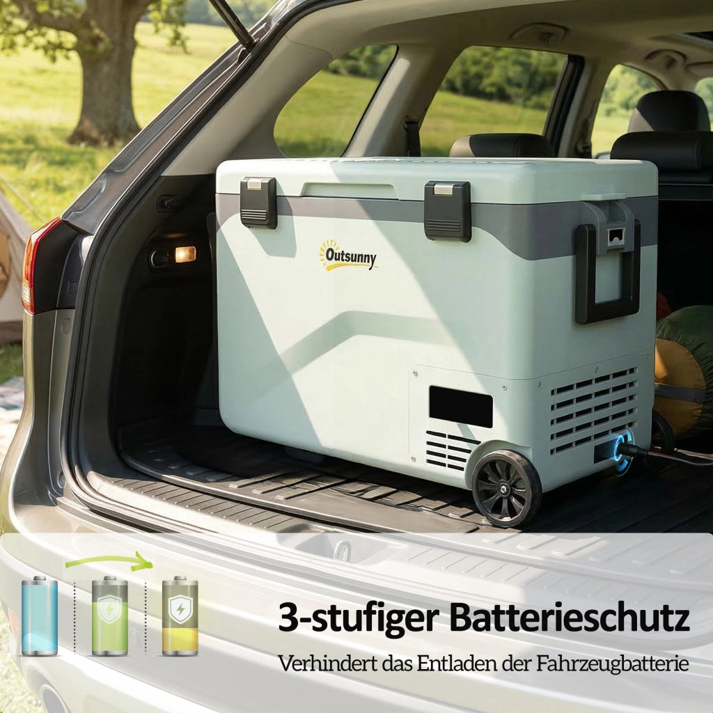 Frigo Portatile Elettrico 42,5L con Bluetooth ¨C Zephmum ¨C Grigio 45x35x45 cm
