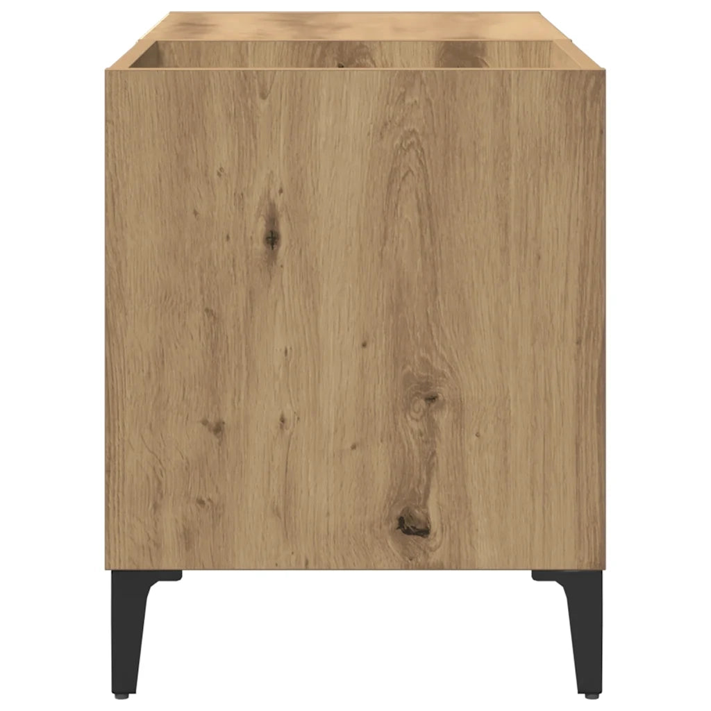 Mobile Porta Dischi Rovere Artigianale 84,5x38x48cm Multistrato CFW6855714