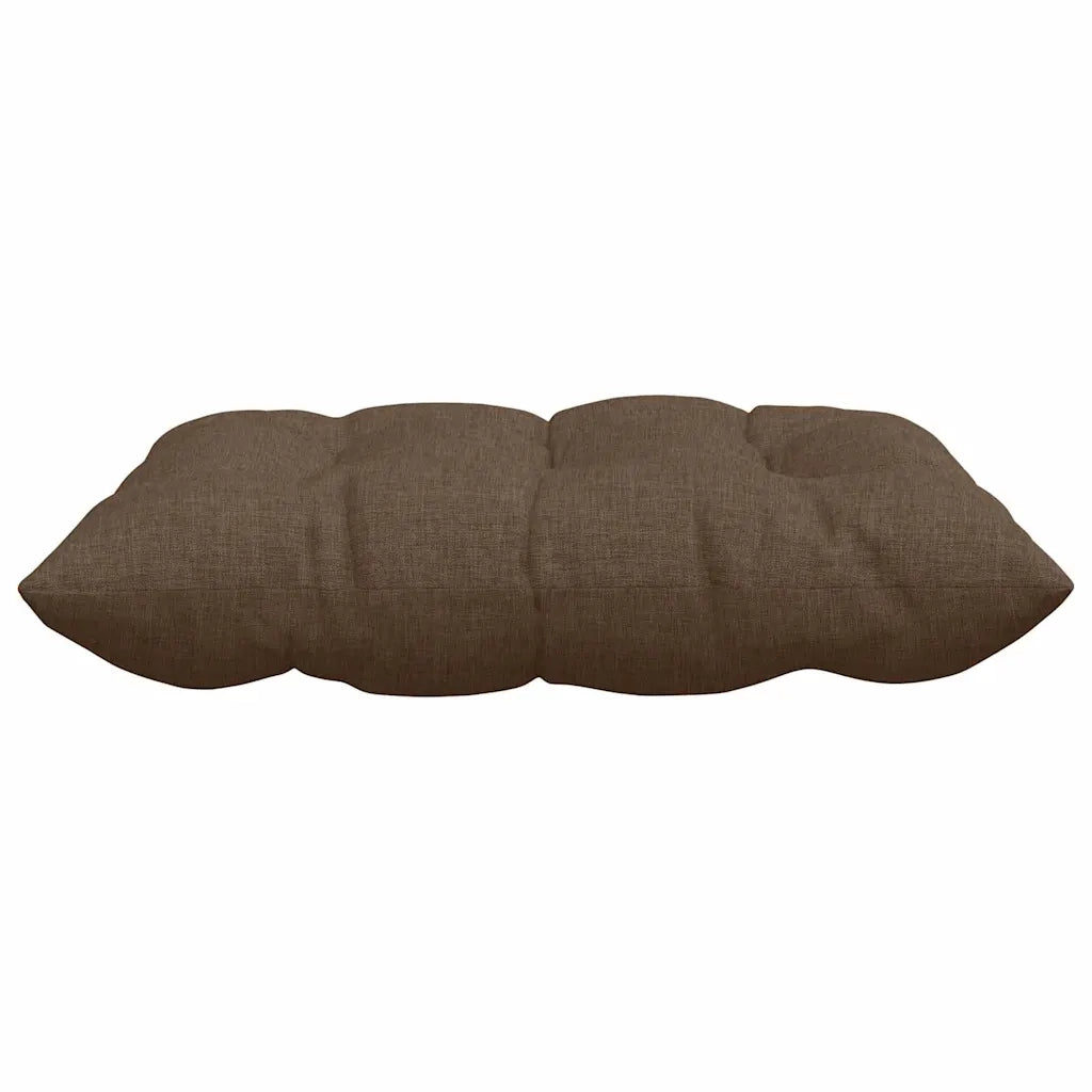 Cuscini per Seduta 4 pcs Marrone 40 x 40 x 6 cm Tessuto